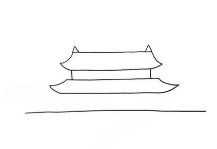 天安门简笔画