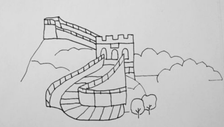 长城简笔画
