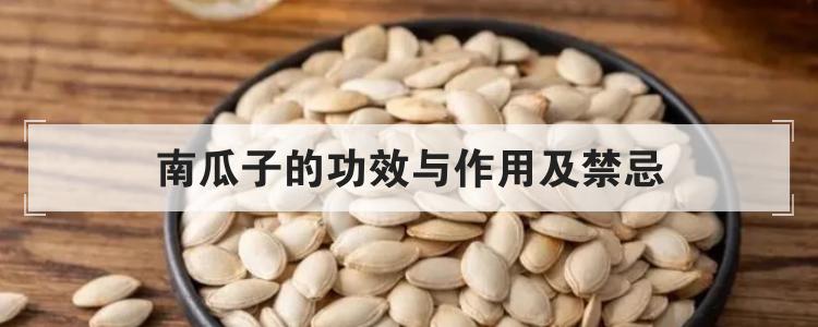 南瓜子的功效与作用及禁忌br