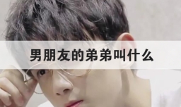 男朋友的弟弟叫什么