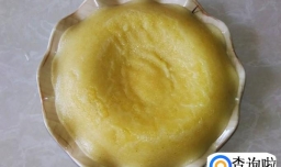 自做的小米甜糕的做法