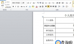 Word 表格如何添加边框
