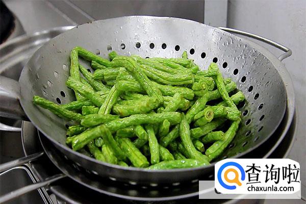 干煸四季豆的做法
