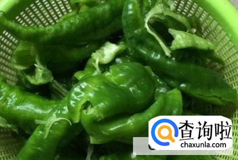 虎皮青椒的制作方法br