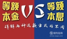 银行按揭房贷等额本息与等额本金还款方式的区别