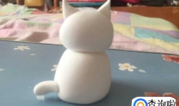 如何用超轻粘土创造一个幼儿园级别的粘土小猫?