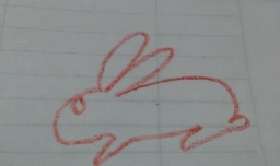 一笔画之画兔子