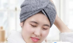 头罩型干发帽怎么戴