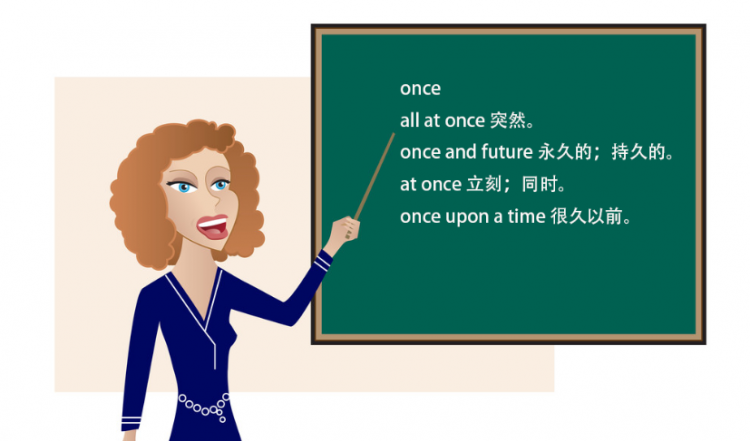 once什么意思