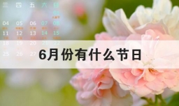 6月份有什么节日