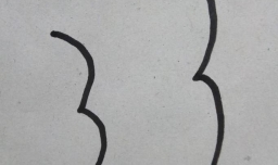 怎样用数字3来画简笔画小鱼？