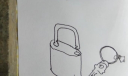 怎样画简笔画挂锁？