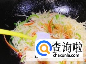 酸辣土豆丝的做法