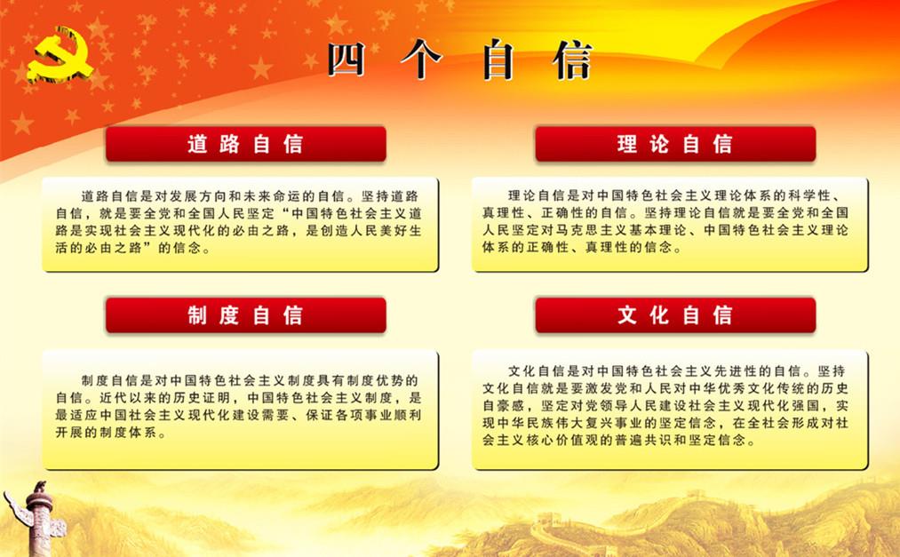 四个自信是指什么