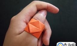 纸折戒指的具体折法