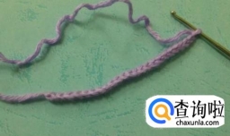 毛衣花边（一）的钩织方法