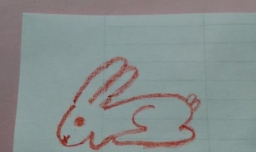 如何利用数字“3”画兔子