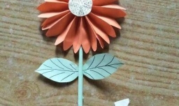 如何折出一朵向日葵