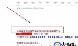 如何查询香港公司注册信息及香港公司注册查名？
