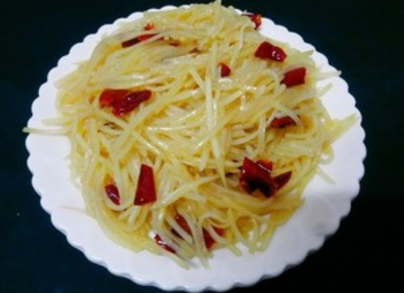 土豆丝的做法