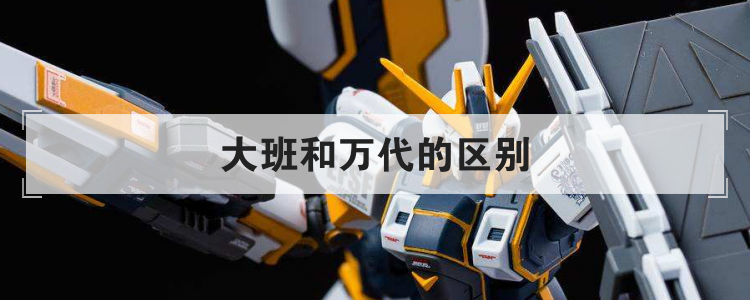 大班和万代的区别