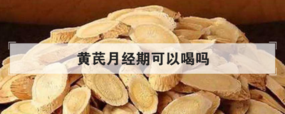 黄芪月经期可以喝吗