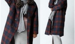 冬季女装外套配长毛衣的搭配技巧