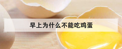 早上为什么不能吃鸡蛋