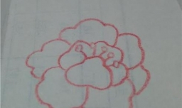 简笔画画牡丹花