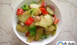 五花肉炒佛手瓜