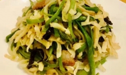家常豆角焖面的做法