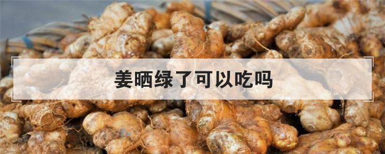 姜晒绿了可以吃吗