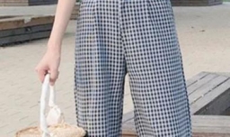 矮个子如何搭配阔脚裤