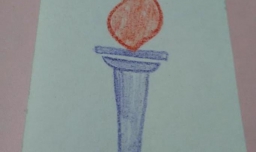 简笔画火炬的画法