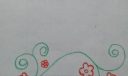 如何简笔画花藤