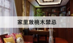 家里放桃木禁忌