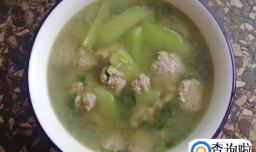 黄瓜菠菜肉圆汤的家常做法