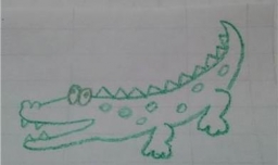 鳄鱼简笔画怎么画