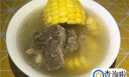 玉米煲排骨的做法