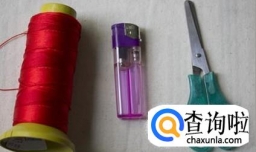 三生绳的编法（四股辫）