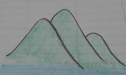 简笔画 大山怎么画？