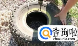 怎样用废旧轮胎做小圆桌