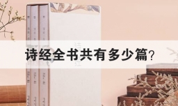 诗经全书共有多少篇