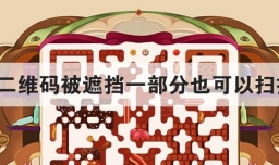 为什么二维码被遮挡一部分也可以扫描出来