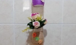 如何将酸奶瓶制成花瓶