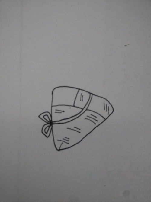 粽子的简笔画