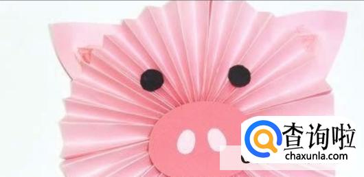 小猪扇子折纸教程