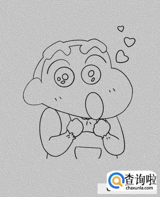 简笔画蜡笔小新