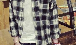 男士格子衬衫搭配