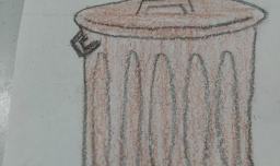 怎样画垃圾桶，垃圾桶简单画法